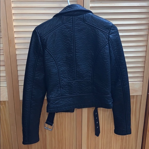 Black biker jacket - Picture 5 of 10